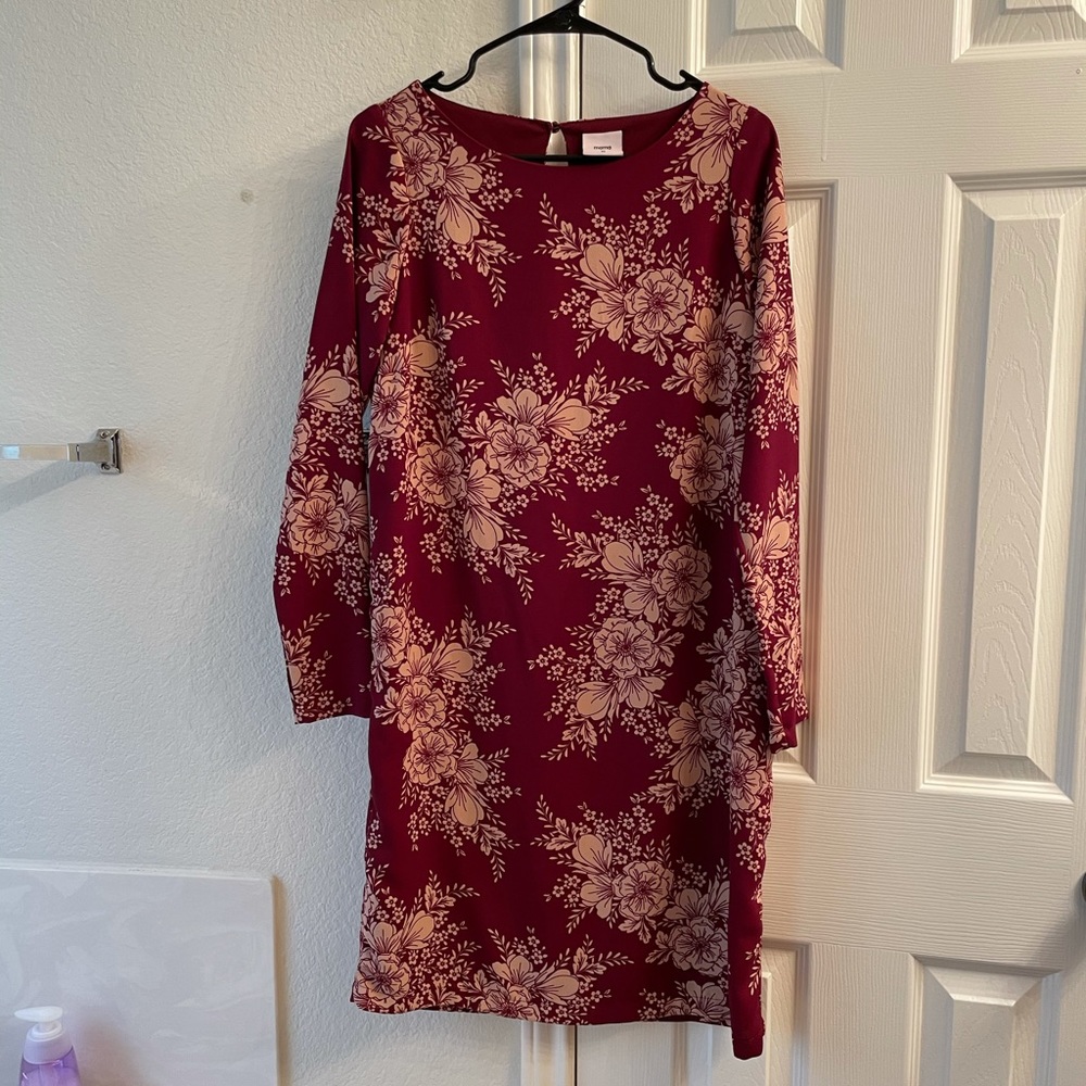 Floral knee length dress